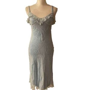 NOS Guess Collection 2 Pcs. Slip Dress Floral Summer Dress Sz S Made in USA Y2K